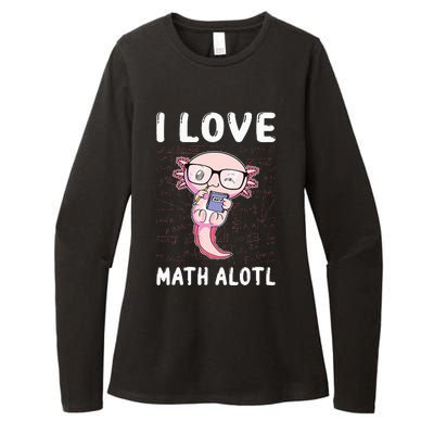 Funny I Love Math Alotl Mathematics Womens CVC Long Sleeve Shirt