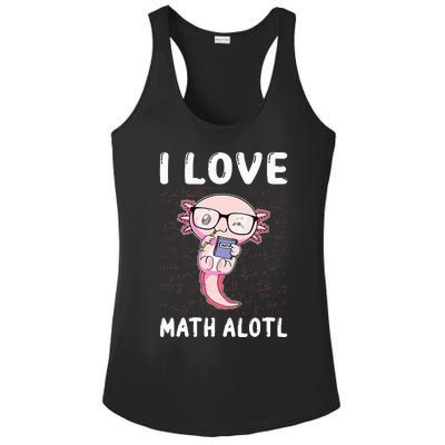 Funny I Love Math Alotl Mathematics Ladies PosiCharge Competitor Racerback Tank