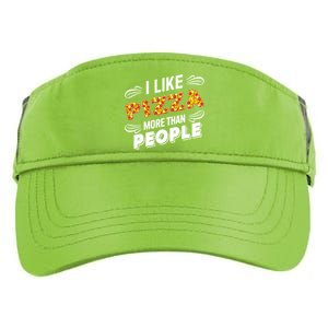 Funny I Like Pizza More Than People Gift Adult Drive Performance Visor