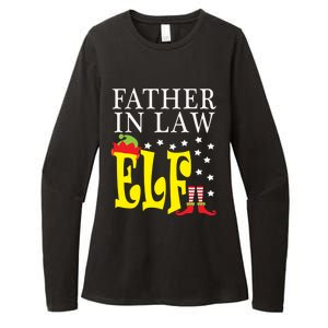 Father In Law Christmas Funny Gift Ugly Xmas Papa Dad Gift Womens CVC Long Sleeve Shirt