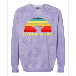 Futbol Is Life Colorblast Crewneck Sweatshirt