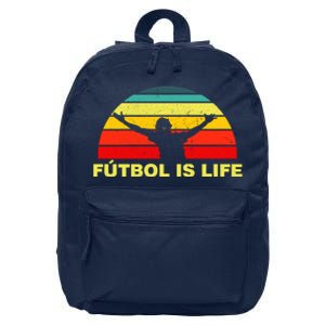 Futbol Is Life 16 in Basic Backpack