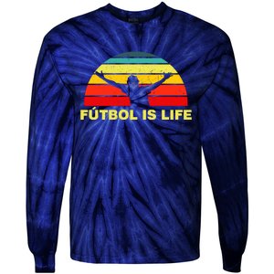 Futbol Is Life Tie-Dye Long Sleeve Shirt