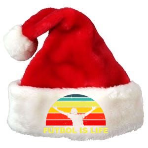 Futbol Is Life Premium Christmas Santa Hat