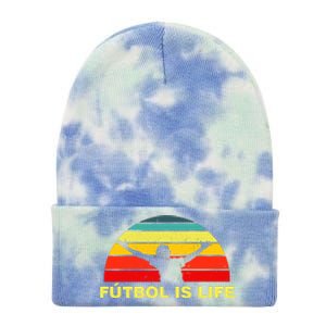 Futbol Is Life Tie Dye 12in Knit Beanie