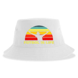 Futbol Is Life Sustainable Bucket Hat