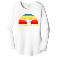 Futbol Is Life Women's Perfect Tri Tunic Long Sleeve Shirt