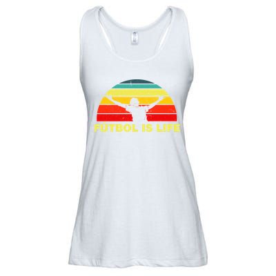 Futbol Is Life Ladies Essential Flowy Tank