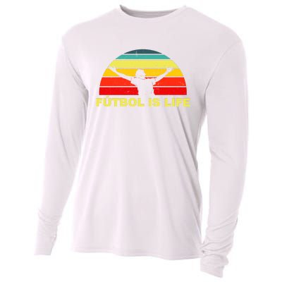 Futbol Is Life Cooling Performance Long Sleeve Crew