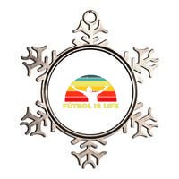 Futbol Is Life Metallic Star Ornament