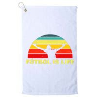 Futbol Is Life Platinum Collection Golf Towel