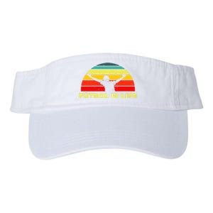 Futbol Is Life Valucap Bio-Washed Visor