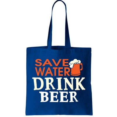 Funny Ing Lover Tees Gift Save Water Beer Gift Tote Bag