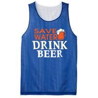 Funny Ing Lover Tees Gift Save Water Beer Gift Mesh Reversible Basketball Jersey Tank