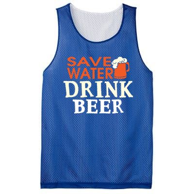 Funny Ing Lover Tees Gift Save Water Beer Gift Mesh Reversible Basketball Jersey Tank