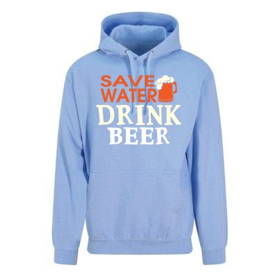 Funny Ing Lover Tees Gift Save Water Beer Gift Unisex Surf Hoodie