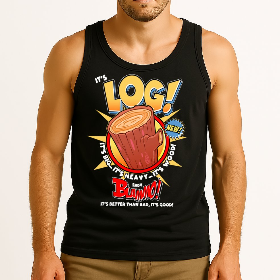 Funny It's Log Tank Top