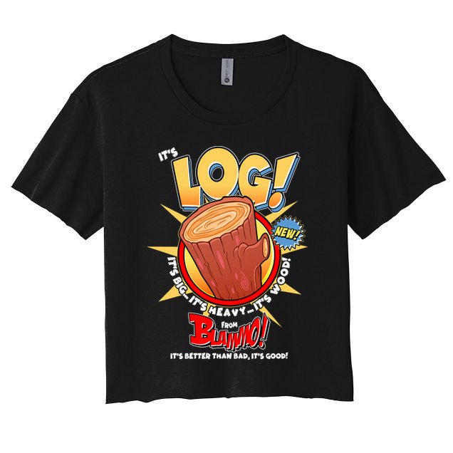Funny It's Log Crop Top