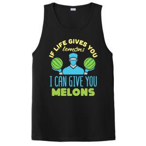 Funny If Life Gives You Lemons I Can Give You Melons PosiCharge Competitor Tank