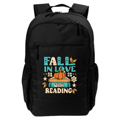Fall In Love With Reading Book Autumn Pumpkins And Teachers Backpack