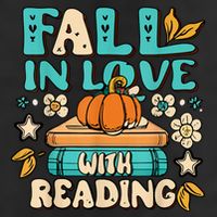 Fall In Love With Reading Book Autumn Pumpkins And Teachers Adult Drive Performance Visor