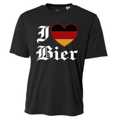 Funny I Love Beer Octoberfest Cooling Performance Crew T-Shirt