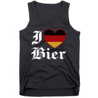 Funny I Love Beer Octoberfest Tank Top