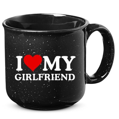 Funny I Love My Girlfriend I Love My Girlfriend I Heart My Girlfriend 15oz Campfire Ceramic Mug