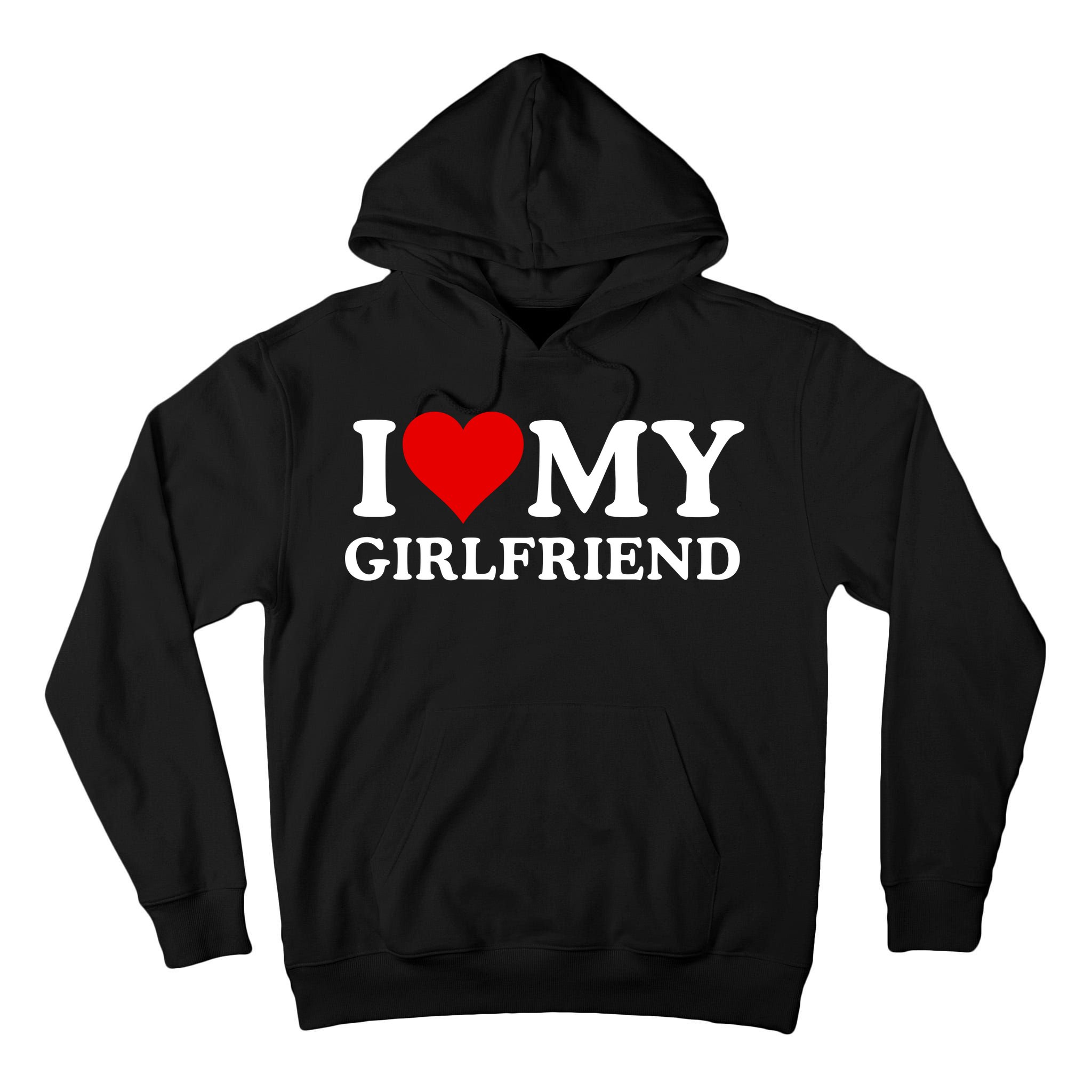 Funny I Love My Girlfriend I Love My Girlfriend I Heart My Girlfriend Tall Hoodie