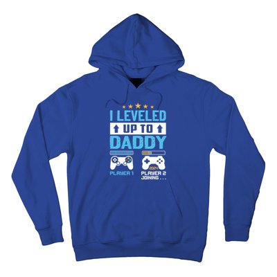 Funny I Leveled Up To Daddy 2024 Video Gamer Soon To Be Dad Gift Hoodie