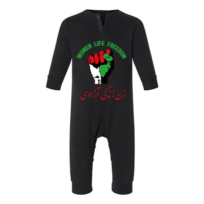 Free Iran Life Freedom Stand With Persian Iran Gift Infant Fleece One Piece