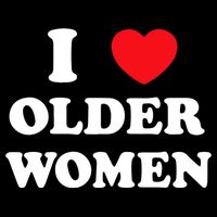 Funny I Love Older Women Heart Hot Moms Bucket Hat