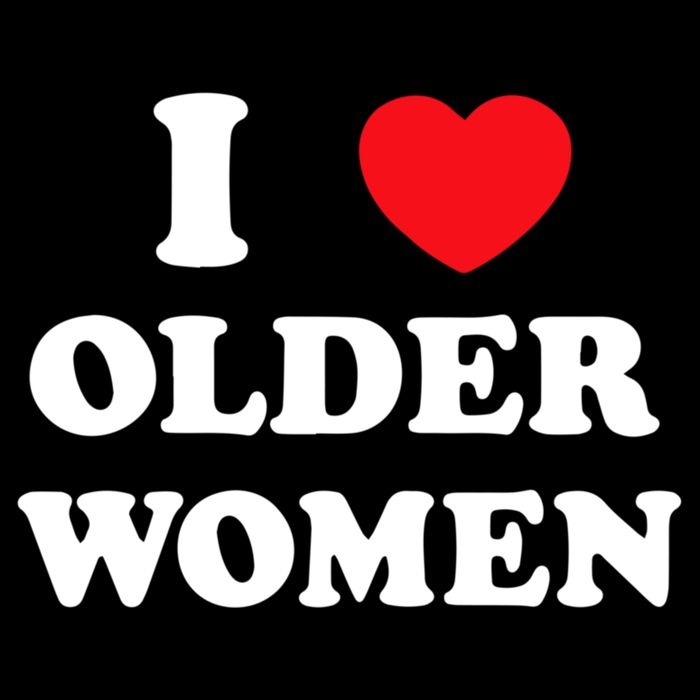 Funny I Love Older Women Heart Hot Moms Bucket Hat