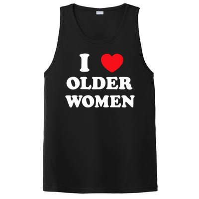 Funny I Love Older Women Heart Hot Moms PosiCharge Competitor Tank