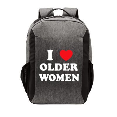 Funny I Love Older Women Heart Hot Moms Vector Backpack