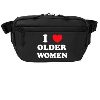 Funny I Love Older Women Heart Hot Moms Crossbody Pack