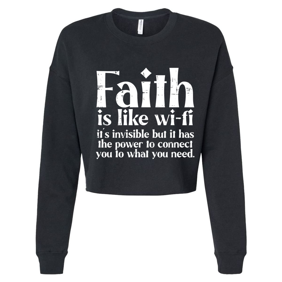 Faith Is Like Wifi God Jesus Religious Funny Christian 16 in Basic Backpack