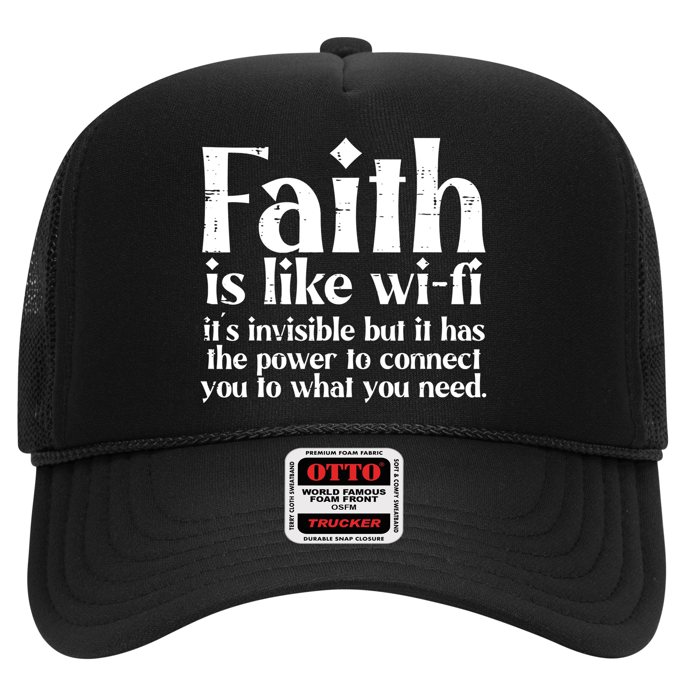 Faith Is Like Wifi God Jesus Religious Funny Christian Hat
