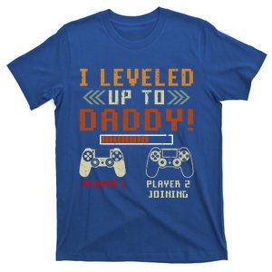 Funny I Leveled Up To Daddy Gamer Dad Gift T-Shirt