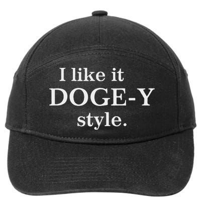 Funny I Like It Doge Y Style Design 7-Panel Snapback Hat