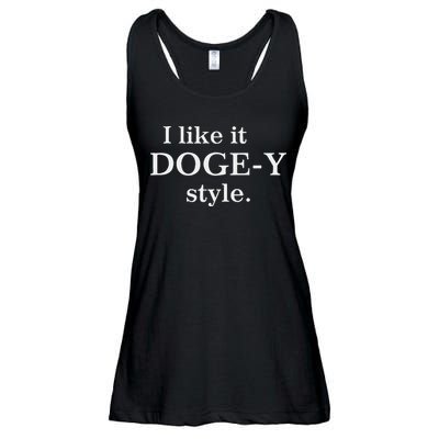 Funny I Like It Doge Y Style Design Ladies Essential Flowy Tank