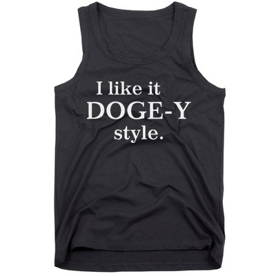 Funny I Like It Doge Y Style Design Tank Top