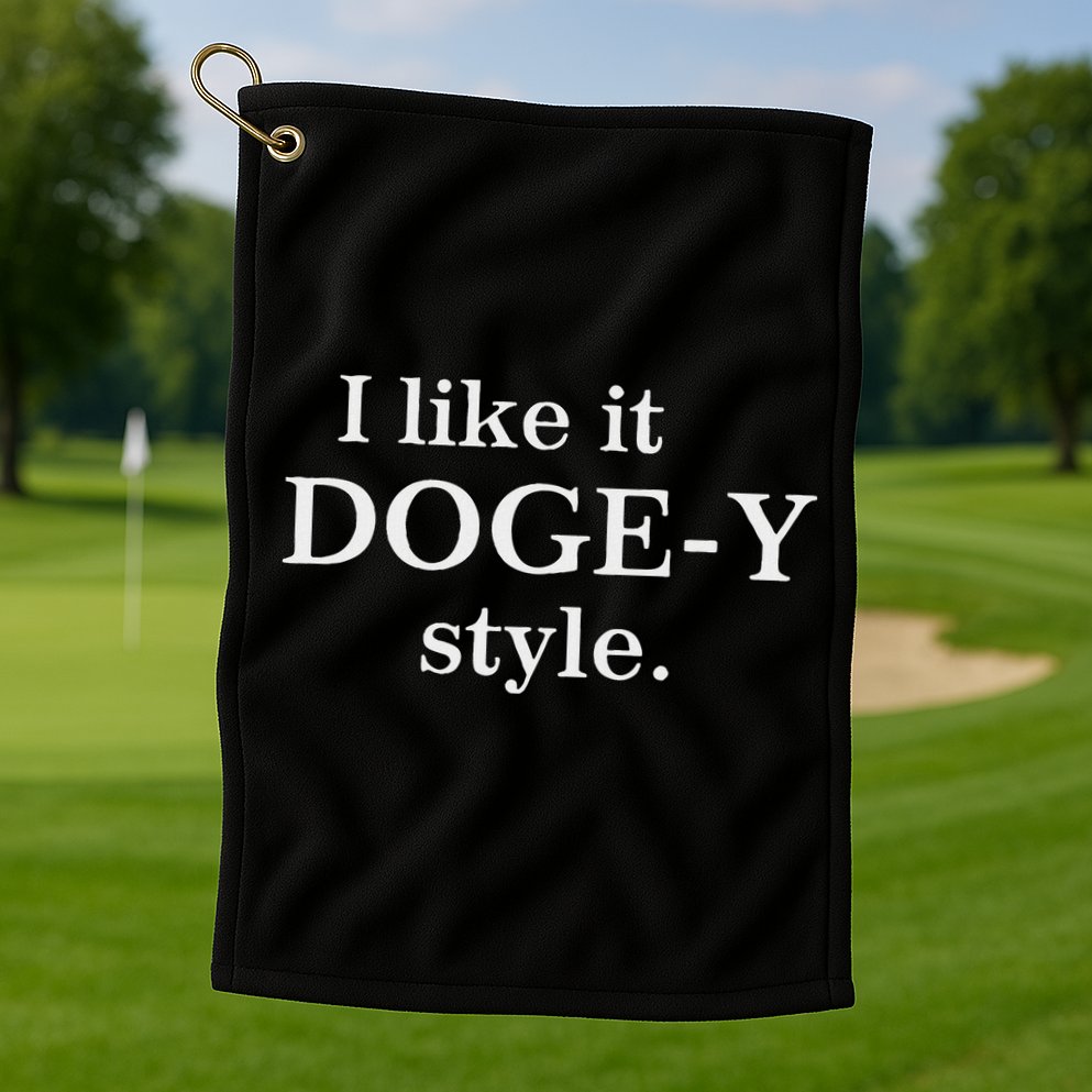 Funny I Like It Doge Y Style Design Golf Towel