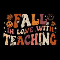 Fall In Love With Teaching Autum Thanksgiving Fall Teacher Impact Tech Backpack