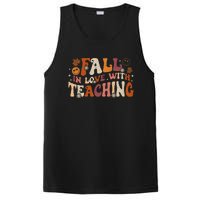 Fall In Love With Teaching Autum Thanksgiving Fall Teacher PosiCharge Competitor Tank