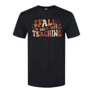 Fall In Love With Teaching Autum Thanksgiving Fall Teacher Softstyle CVC T-Shirt