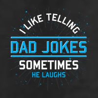Funny I Like Telling Dad Jokes Sometimes He Laughs Dad Jokes Gift Golf Towel