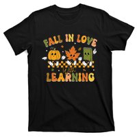 Fall In Love With Learning Retro Pumpkin Thanksgiving T-Shirt