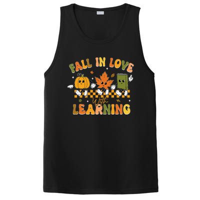 Fall In Love With Learning Retro Pumpkin Thanksgiving PosiCharge Competitor Tank