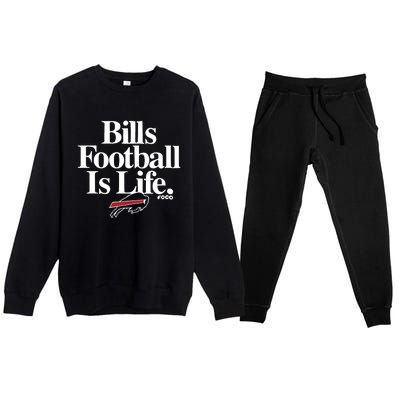 Football Is Life Premium Crewneck Sweatsuit Set